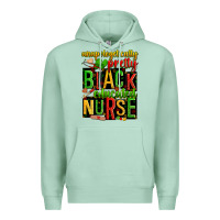 Seafoam unapologetically pretty black and educated nurse Premium Hoodie - Zillion Design Studio