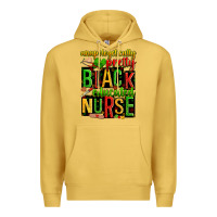 Antique Gold unapologetically pretty black and educated nurse Premium Hoodie - Zillion Design Studio