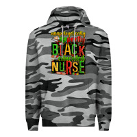 Slate Camo unapologetically pretty black and educated nurse Premium Hoodie - Zillion Design Studio