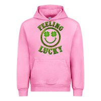 Fuchsia Pink feeling lucky with leopard Urban Hoodie - RanaPortraitStore