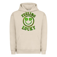 Pigment French Oak feeling lucky with leopard Urban Hoodie - RanaPortraitStore