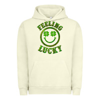 Pigment Pistachio feeling lucky with leopard Urban Hoodie - RanaPortraitStore