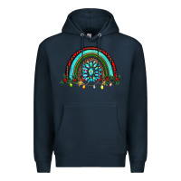 Navy gemstone christmas rainbow Premium Hoodie - RanaPortraitStore