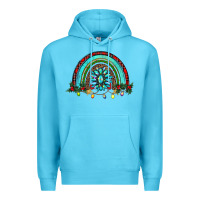 Ocean Blue gemstone christmas rainbow Premium Hoodie - RanaPortraitStore