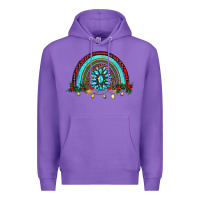 Purple gemstone christmas rainbow Premium Hoodie - RanaPortraitStore