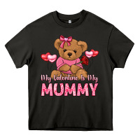 Asphalt my valentine is my mummy Heavy Core Tee - LillyAllenDesigns