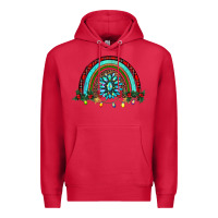 Cardinal gemstone christmas rainbow Premium Hoodie - RanaPortraitStore