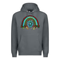 Rock gemstone christmas rainbow Premium Hoodie - RanaPortraitStore