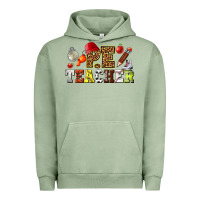 Pigment Oil Green physical education teacher Urban Hoodie - texasbilliewilder