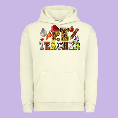 Physical Education Teacher Urban Hoodie Designed By Texasbilliewilder
