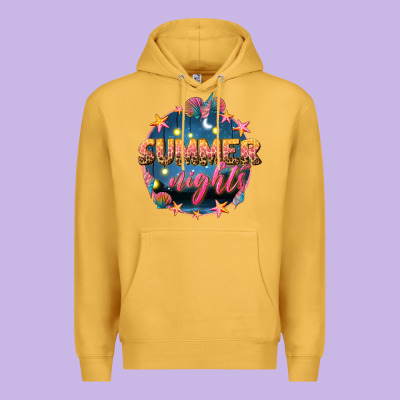 Summer Nights Premium Hoodie Designed By Texasbilliewilder