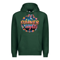 Sports Green summer nights Premium Hoodie - texasbilliewilder