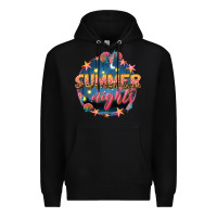 Black summer nights Premium Hoodie - texasbilliewilder