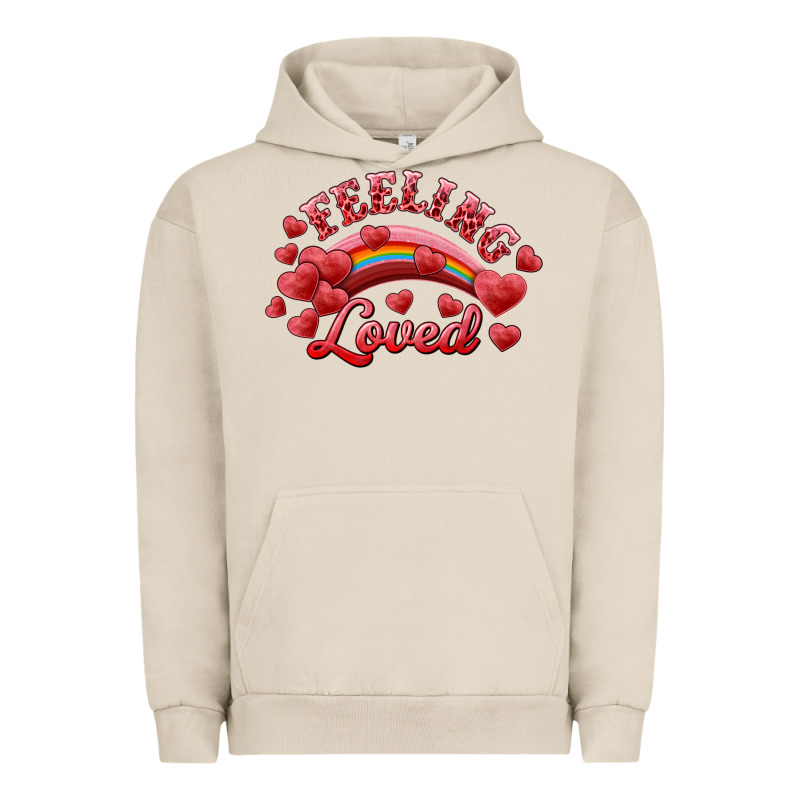 Feeling Loved Valentine's Day Urban Hoodie by RanaPortraitStore | Teevron