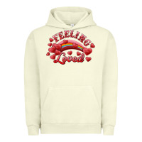 Pigment Pistachio feeling loved valentine's day Urban Hoodie - RanaPortraitStore