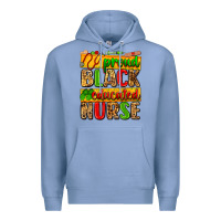 Colony Blue proud black educated nurse Premium Hoodie - Zillion Design Studio