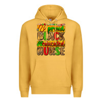 Mustard proud black educated nurse Premium Hoodie - Zillion Design Studio