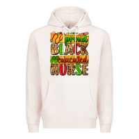 Pale Pink proud black educated nurse Premium Hoodie - Zillion Design Studio