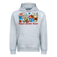 Heather Grey physical education teacher coffee cups Urban Hoodie - texasbilliewilder