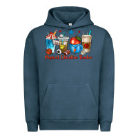 Pigment Midnight Navy physical education teacher coffee cups Urban Hoodie - texasbilliewilder