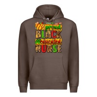 Coffee proud black educated nurse Premium Hoodie - Zillion Design Studio