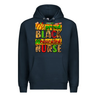 Navy proud black educated nurse Premium Hoodie - Zillion Design Studio