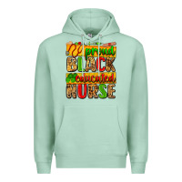 Seafoam proud black educated nurse Premium Hoodie - Zillion Design Studio