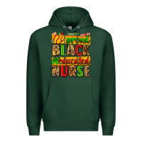 Sports Green proud black educated nurse Premium Hoodie - Zillion Design Studio