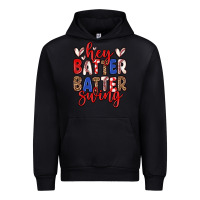 Black hey batter batter swing Urban Hoodie - Zillion Design Studio
