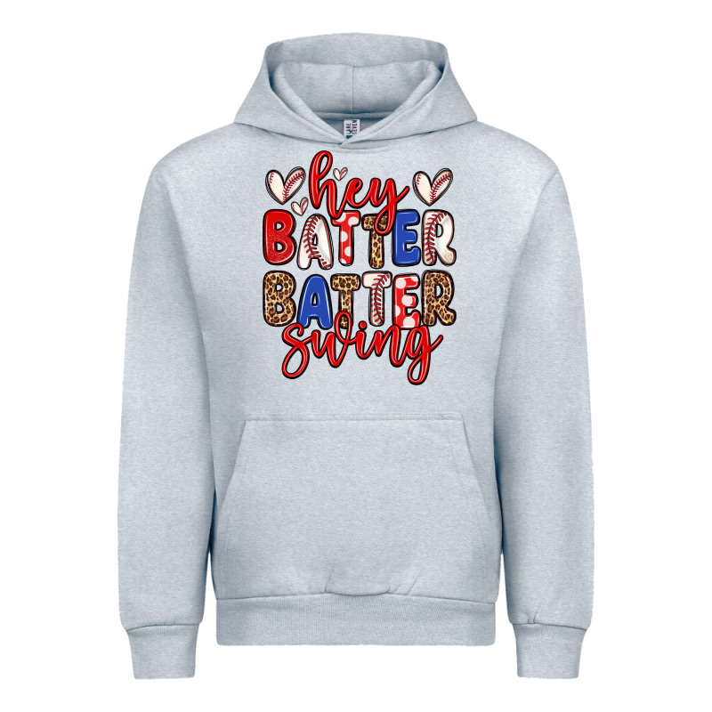 Hey Batter Batter Swing Urban Hoodie by Zillion Design Studio | Teevron