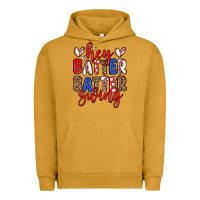 Pigment Peanut Butter hey batter batter swing Urban Hoodie - Zillion Design Studio