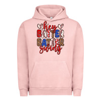 Pigment Salmon hey batter batter swing Urban Hoodie - Zillion Design Studio