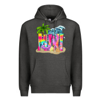 Charcoal Heather summer mini Premium Hoodie - texasbilliewilder