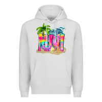 Dove Grey summer mini Premium Hoodie - texasbilliewilder