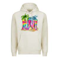 Oatmeal Heather summer mini Premium Hoodie - texasbilliewilder