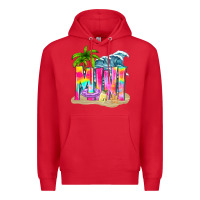 Red summer mini Premium Hoodie - texasbilliewilder