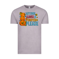 Vintage Zinc Autumn leaves and pumpkin please Vintage Tee - Artiststas