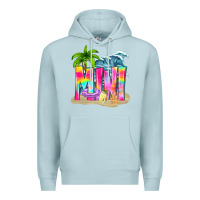 Blue Mist summer mini Premium Hoodie - texasbilliewilder