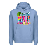 Colony Blue summer mini Premium Hoodie - texasbilliewilder