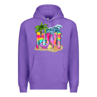 Purple summer mini Premium Hoodie - texasbilliewilder
