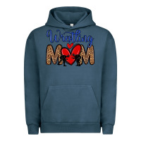 Pigment Midnight Navy wrestling mom Urban Hoodie - Zillion Design Studio