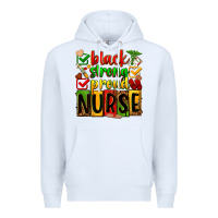 White black strong proud nurse Premium Hoodie - Zillion Design Studio