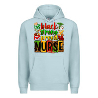 Blue Mist black strong proud nurse Premium Hoodie - Zillion Design Studio