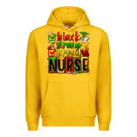 Lemon black strong proud nurse Premium Hoodie - Zillion Design Studio