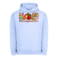 Pigment Grape Ice peace love teach Urban Hoodie - texasbilliewilder