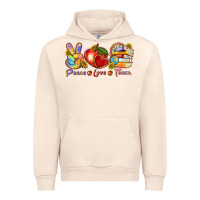 Sandshell peace love teach Urban Hoodie - texasbilliewilder