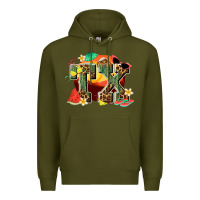 Army Green summer tx Premium Hoodie - texasbilliewilder