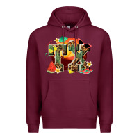 Burgundy summer tx Premium Hoodie - texasbilliewilder