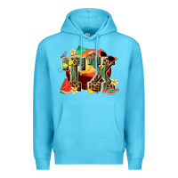 Ocean Blue summer tx Premium Hoodie - texasbilliewilder