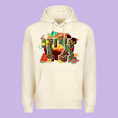 Summer Tx Premium Hoodie Designed By Texasbilliewilder